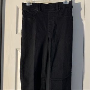 Spanx black flare pant size small